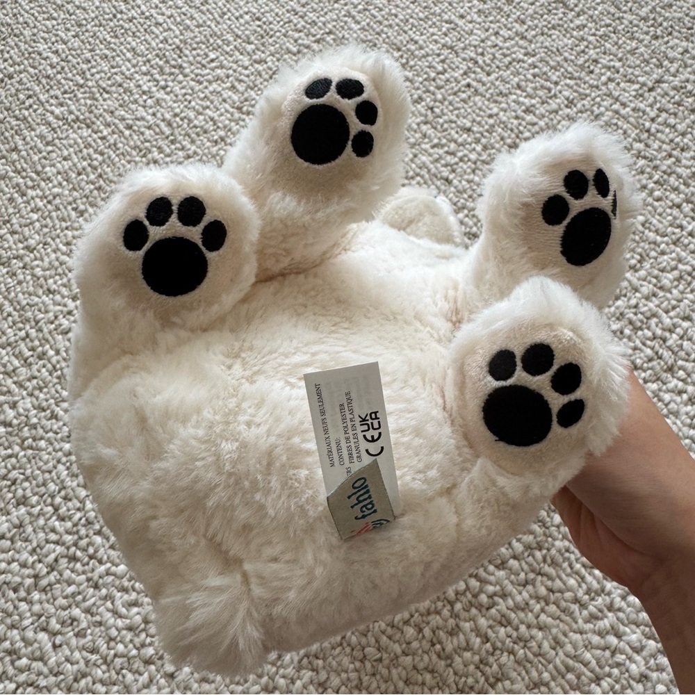 NWT Fahlo GPS Tracking Venture Polar Bear Plush Stuffed Animal - Picture 8 of 13